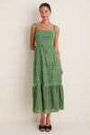 Pesto Lace Perrine Midi Dress