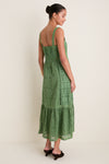 Pesto Lace Perrine Midi Dress