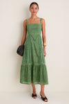 Pesto Lace Perrine Midi Dress
