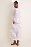 Pink Mayfair Toile Women's Pima Olivia Wide Leg