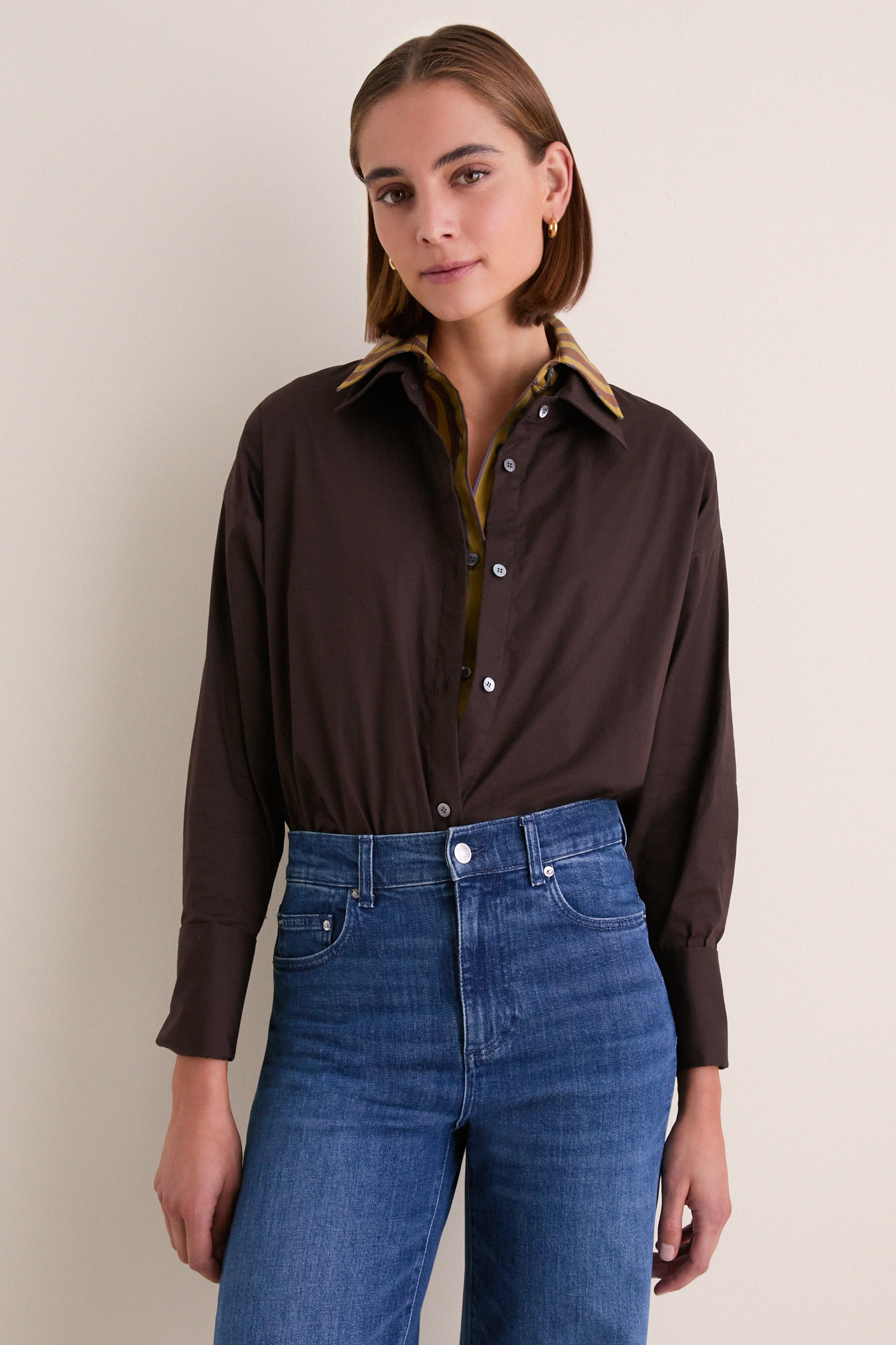 Earth and Cigar Stripe Uptown Bodysuit