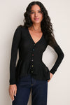 Black Jamie Top