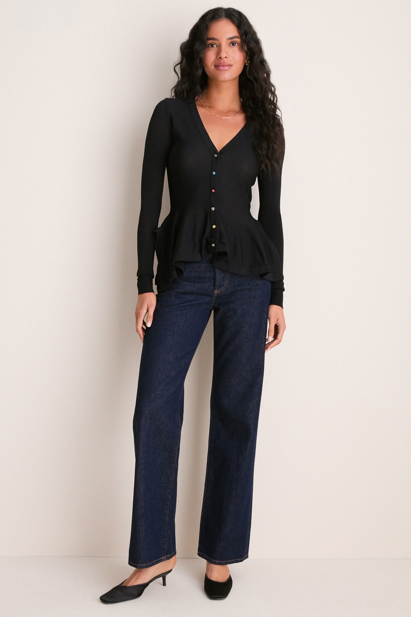 Black Jamie Top