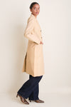 Cashew Wyatt Leather Coat