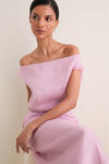 Dusty Pink Larissa Silk Dress