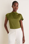 Pear Davina Silk Top