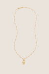 Gold Fish Mini Charm Necklace