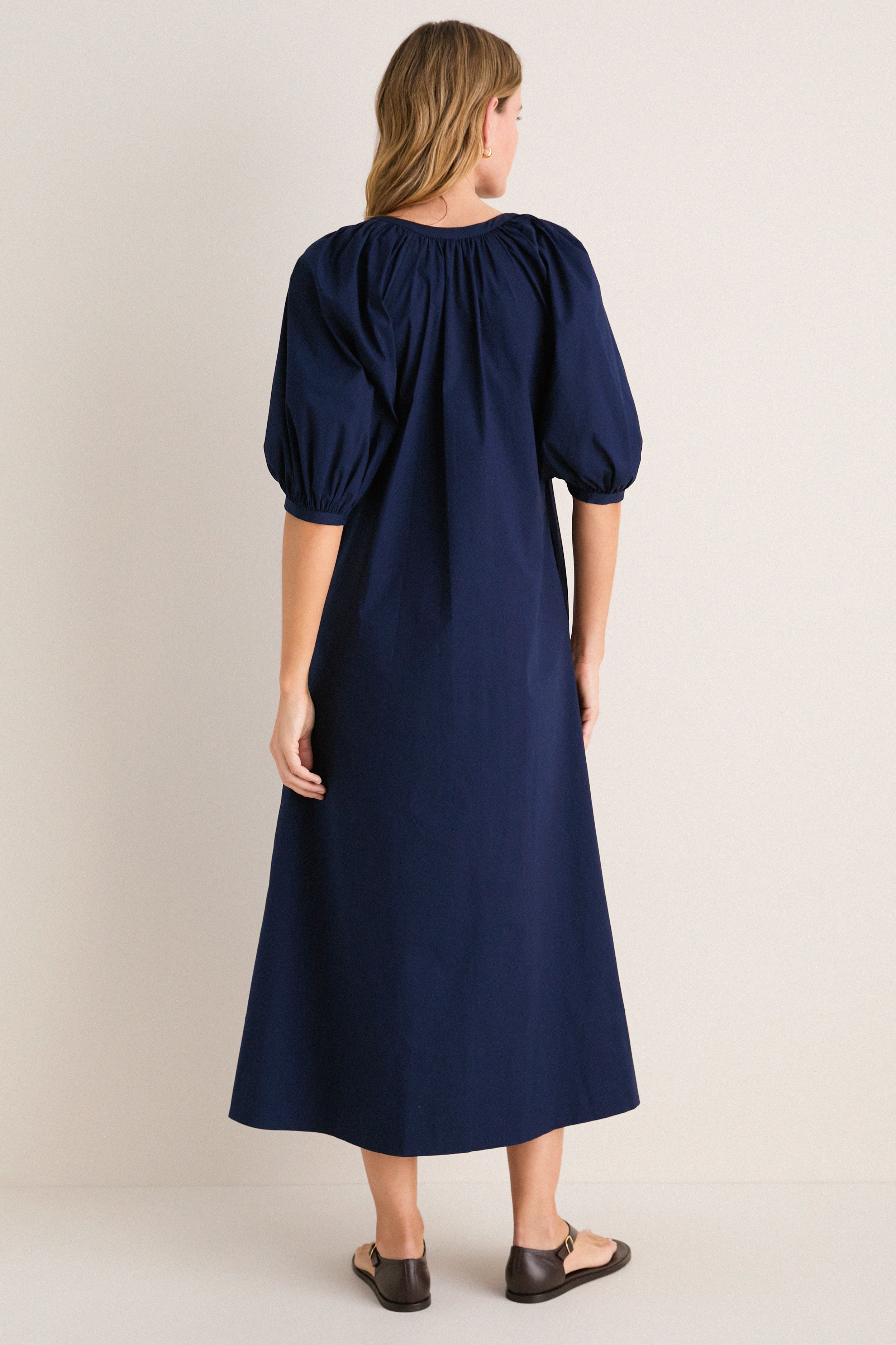 Navy Vincent Dress | STAUD