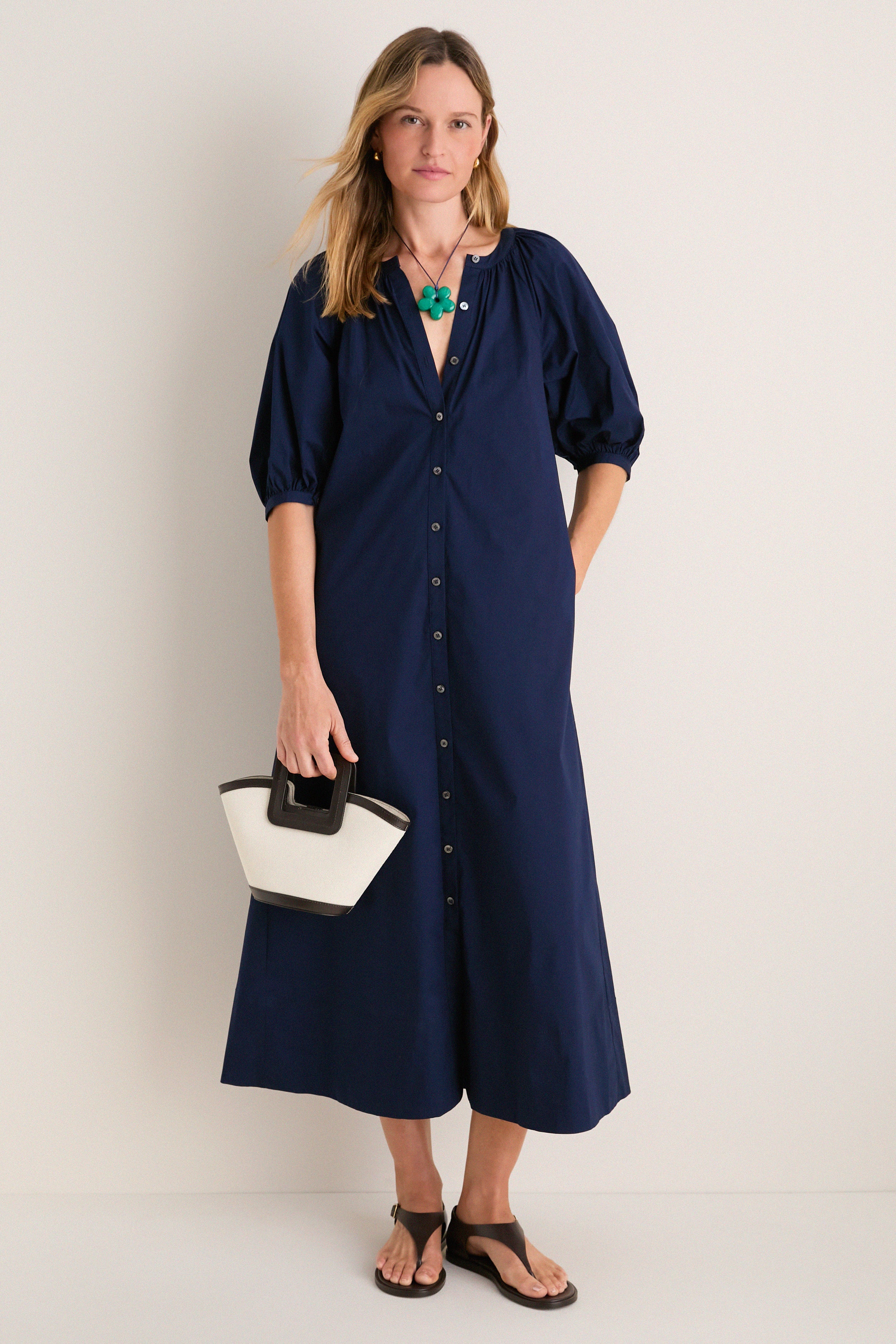 princess polly baby blue dress Navy Vincent Dress
