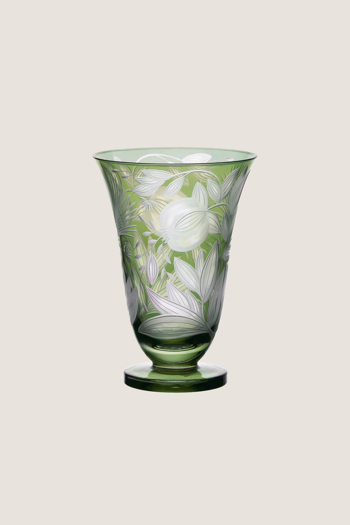 Khaki Green Verdure Stemless Goblet (Set of 2)