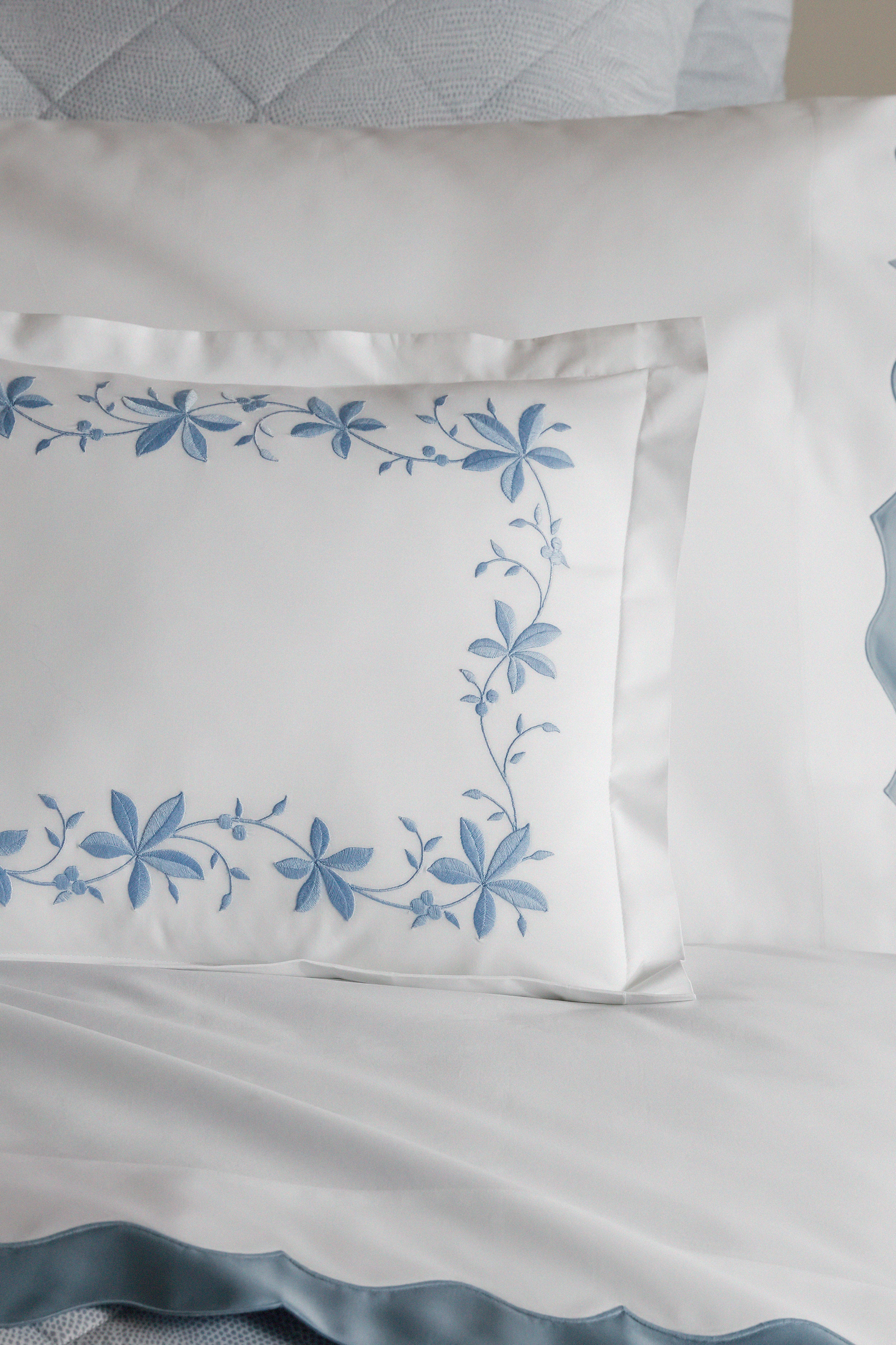 Hazy Blue Lorelei Flat Sheet