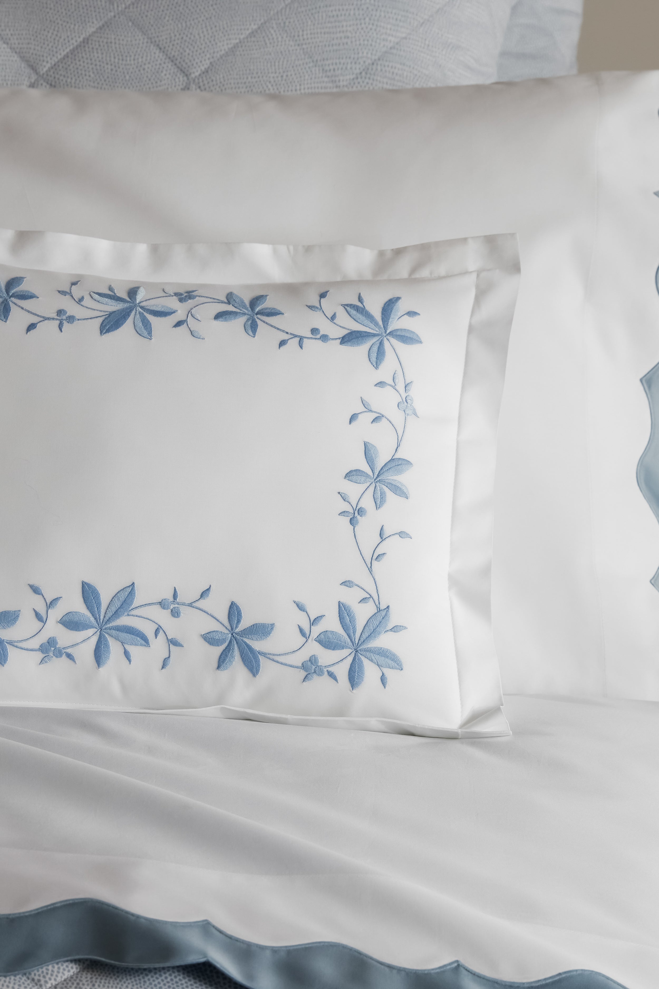 Hazy Blue Lorelei Pillowcase Pair