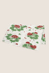 Scarlet Geranium Flat Sheet