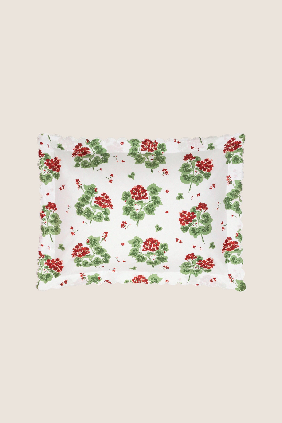 Scarlet Geranium Sham