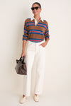 Savoy Stripe Michael Cashmere Sweater