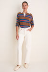 Savoy Stripe Michael Cashmere Sweater