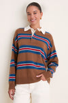 Savoy Stripe Michael Cashmere Sweater