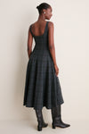 Ink Blue Plaid Wells Dress