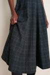 Ink Blue Plaid Wells Dress