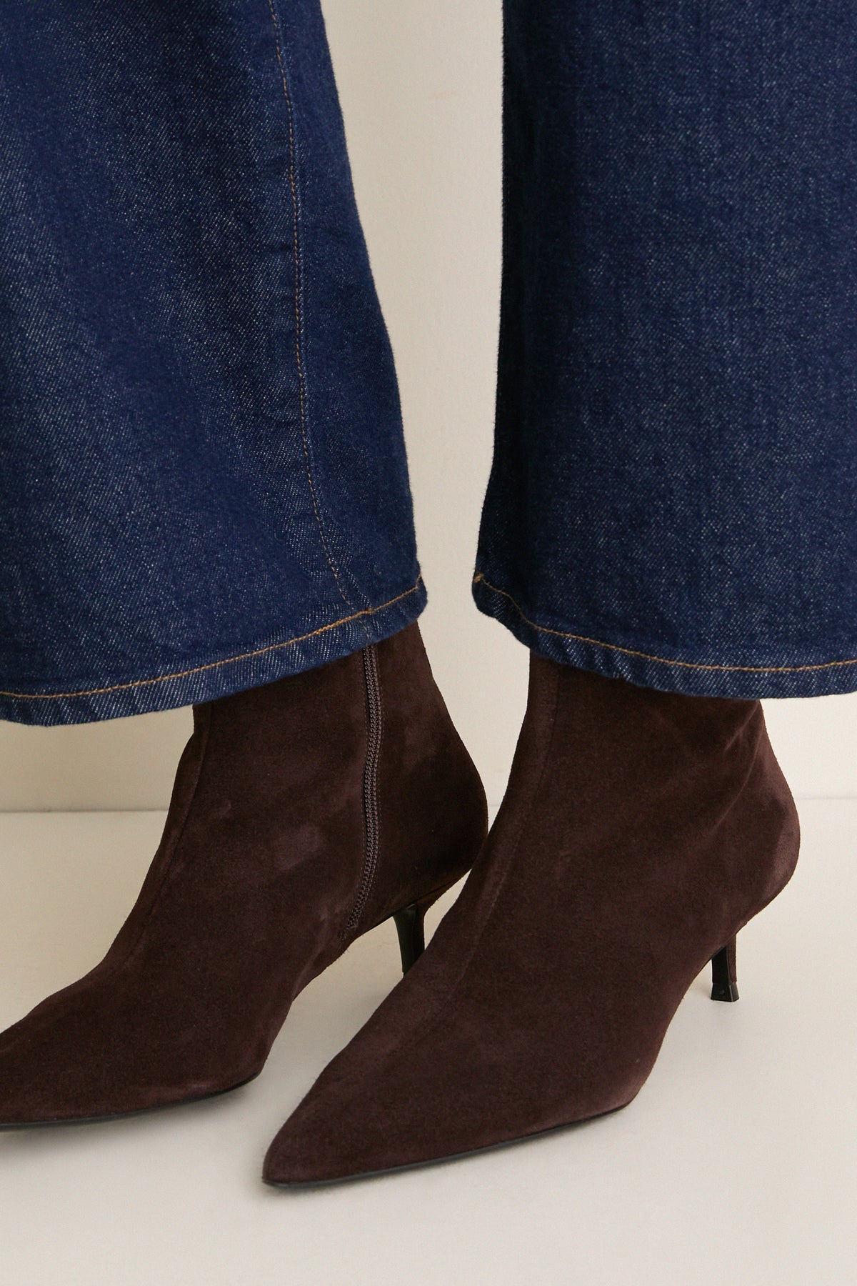 Espresso Sebastian Kitten Heel Ankle Boot