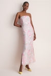Pink Clematis Montana Elora Dress