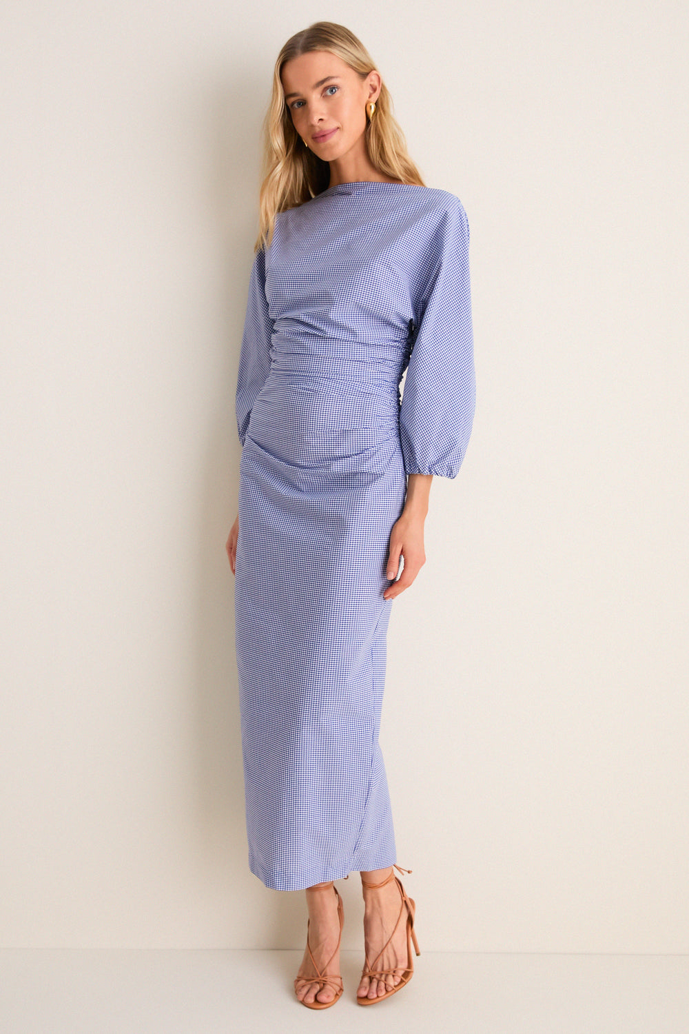 bernadette blue dress BERNADETTE Phil Bow-embellished Crepe Gown - Women - Navy Dresses