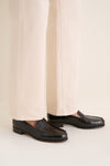 Espresso Embossed Croc Danielle Loafer