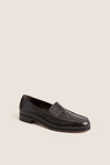 Espresso Embossed Croc Danielle Loafer