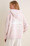 Women's Oversized Pink French Terry Surfside Hoodie