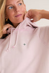 Women's Oversized Pink French Terry Surfside Hoodie