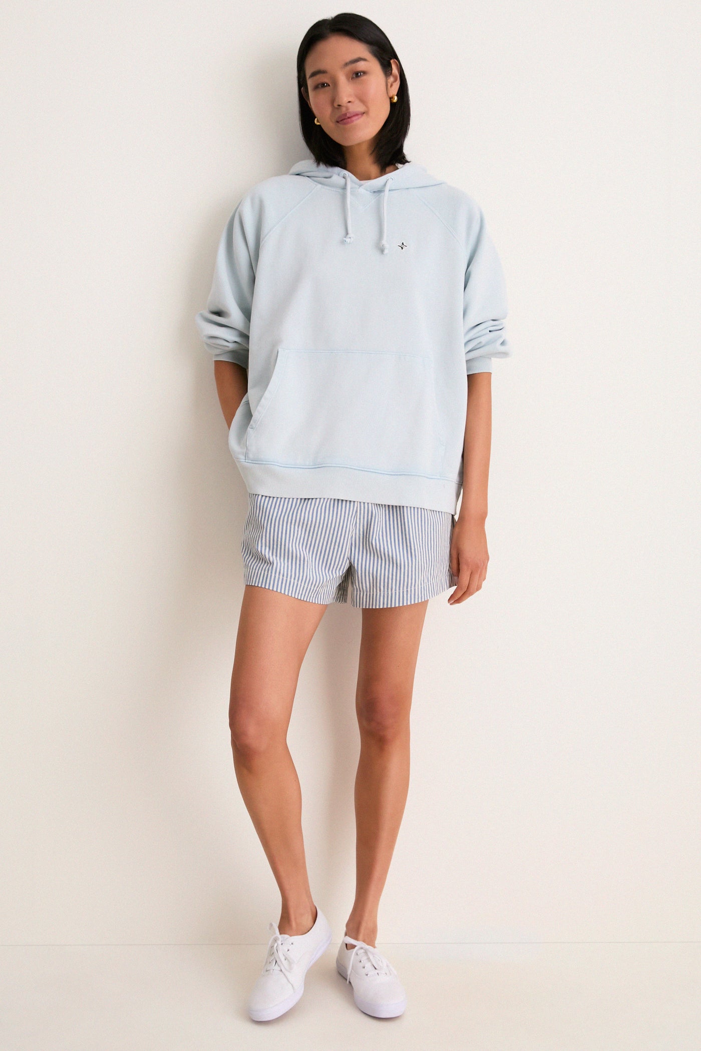 Women's Oversized Sky French Terry Surfside Hoodie