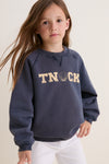 Kids Navy French Terry Sandbar Sweatshirt