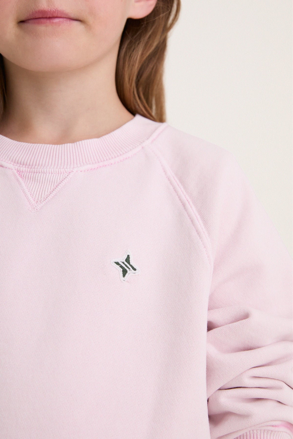 Kids Pink French Terry Jetties Sweatshirt