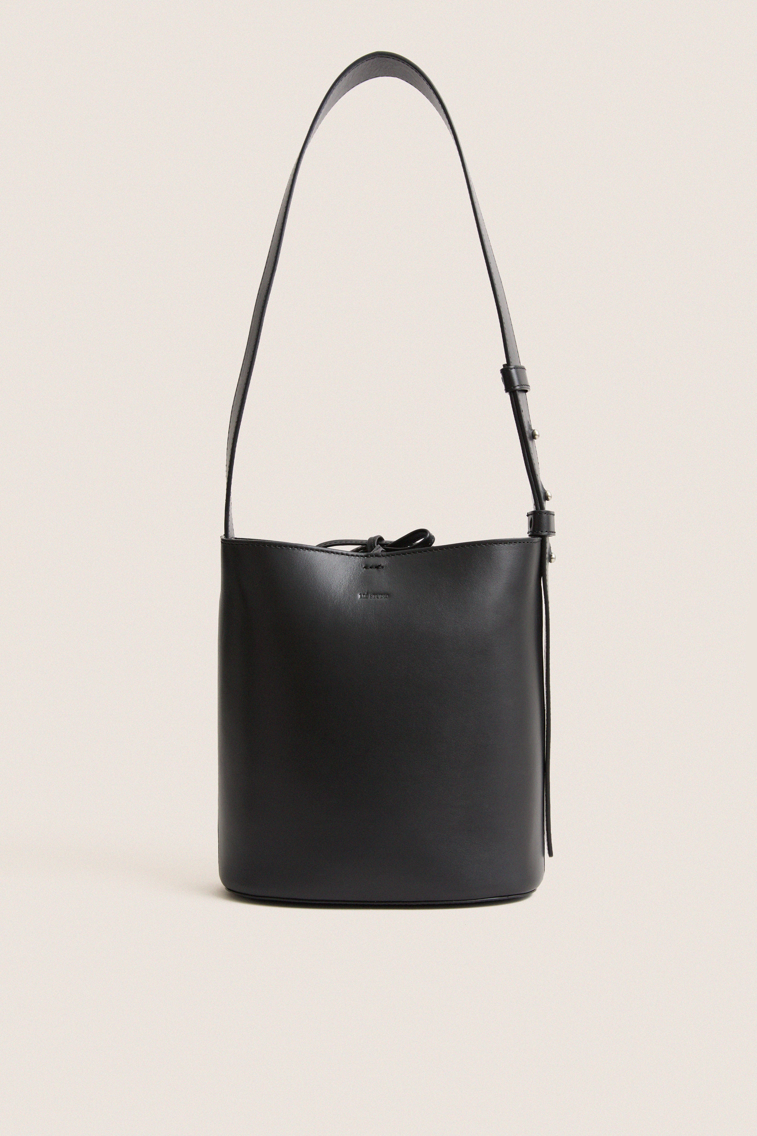 Solid Black Paula Tote