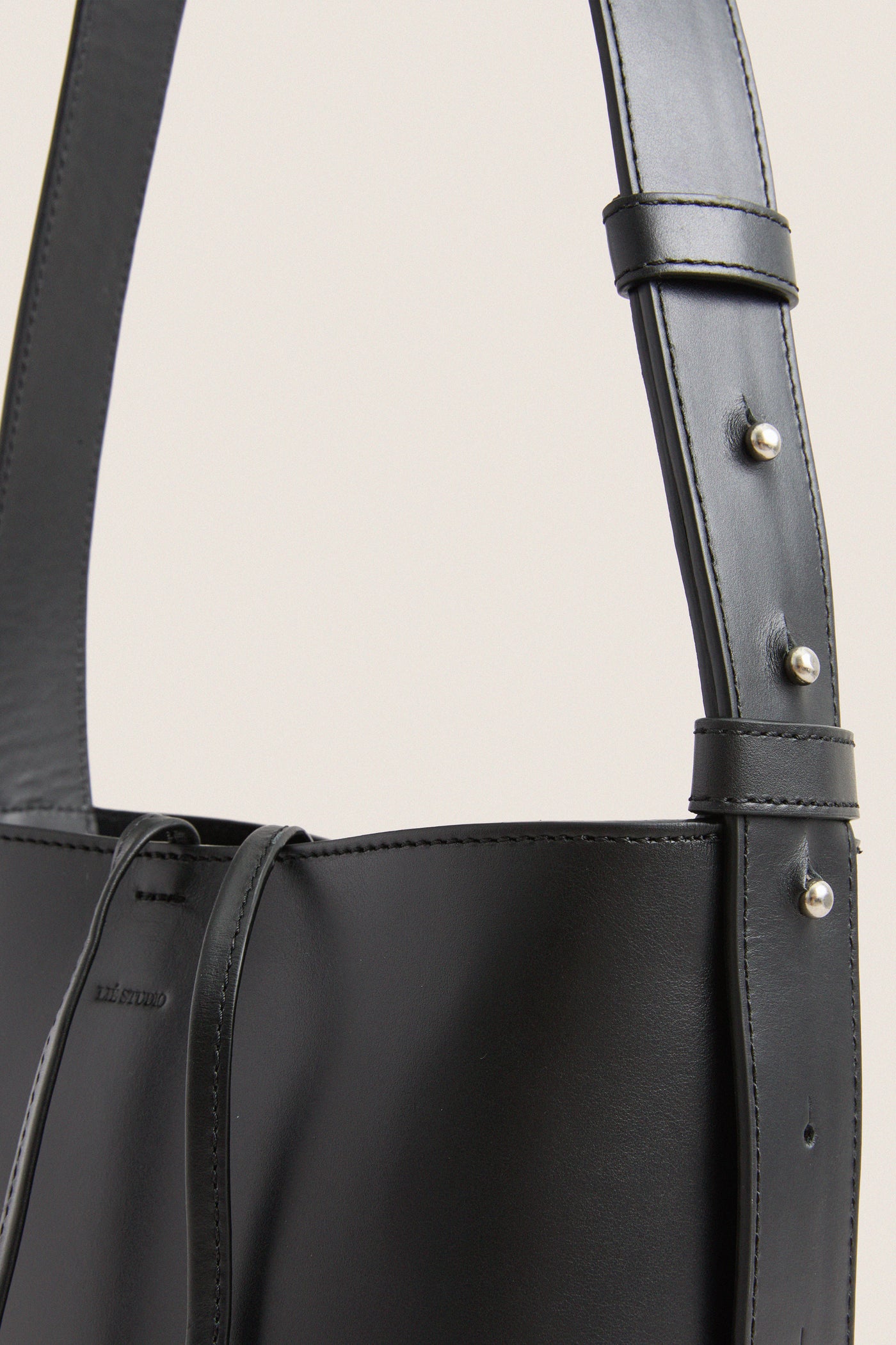 Solid Black Paula Tote