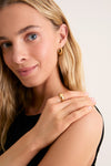 Gold with Silver Piping Jill Ring