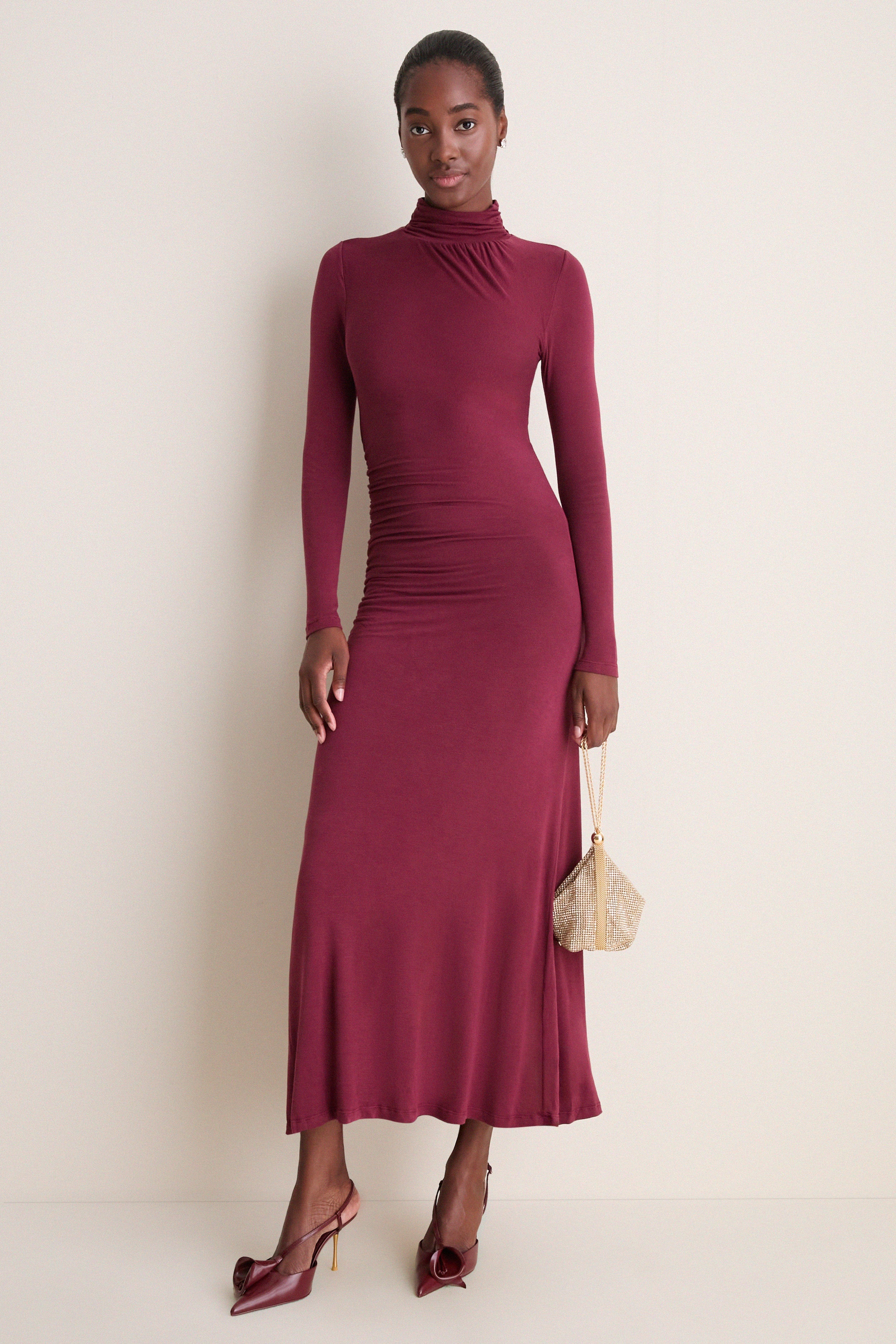 Winter Plum Calla Pumps