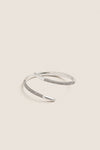 Gunmetal and Crystal Vesey Cuff