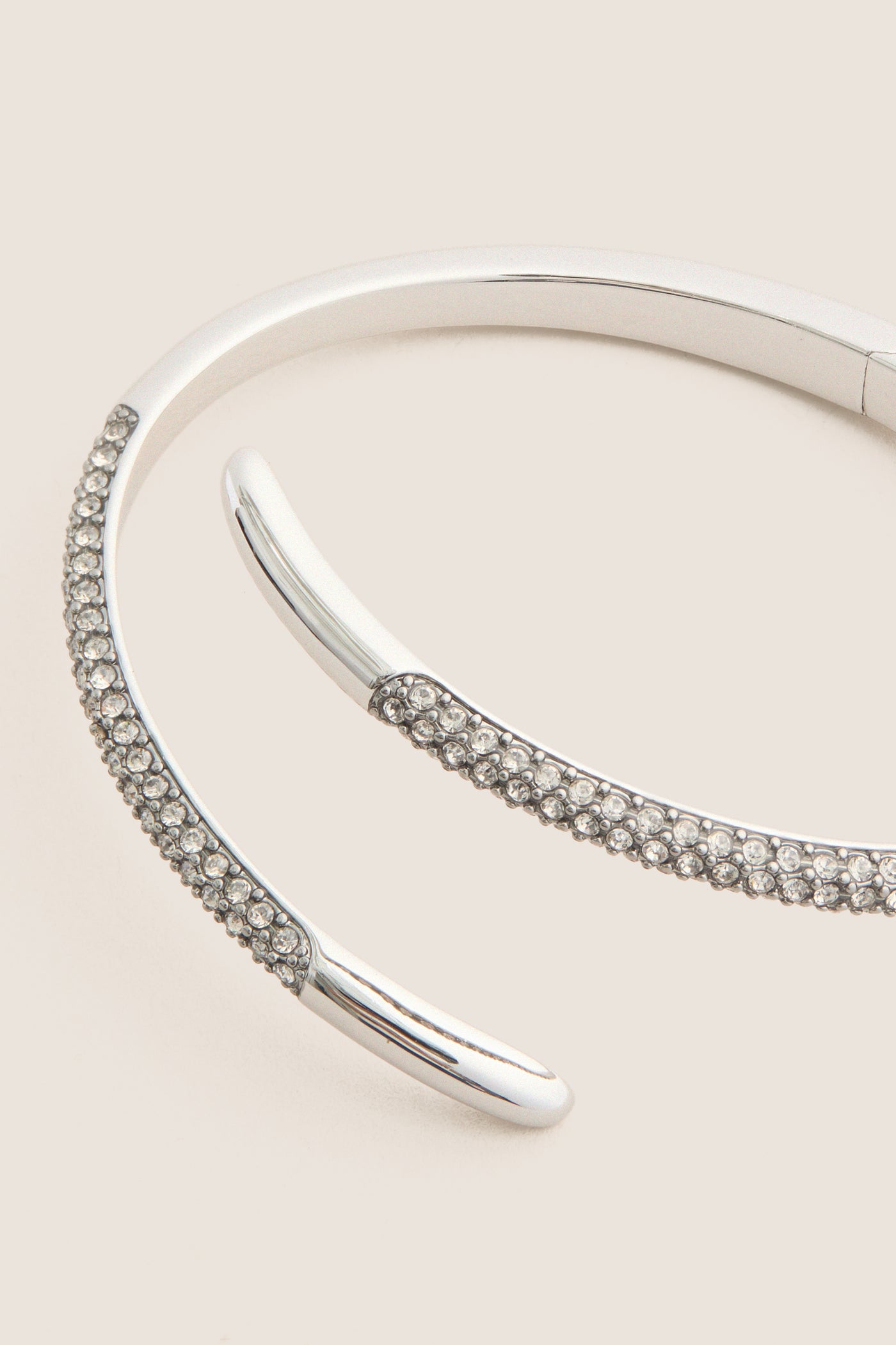 Gunmetal and Crystal Vesey Cuff