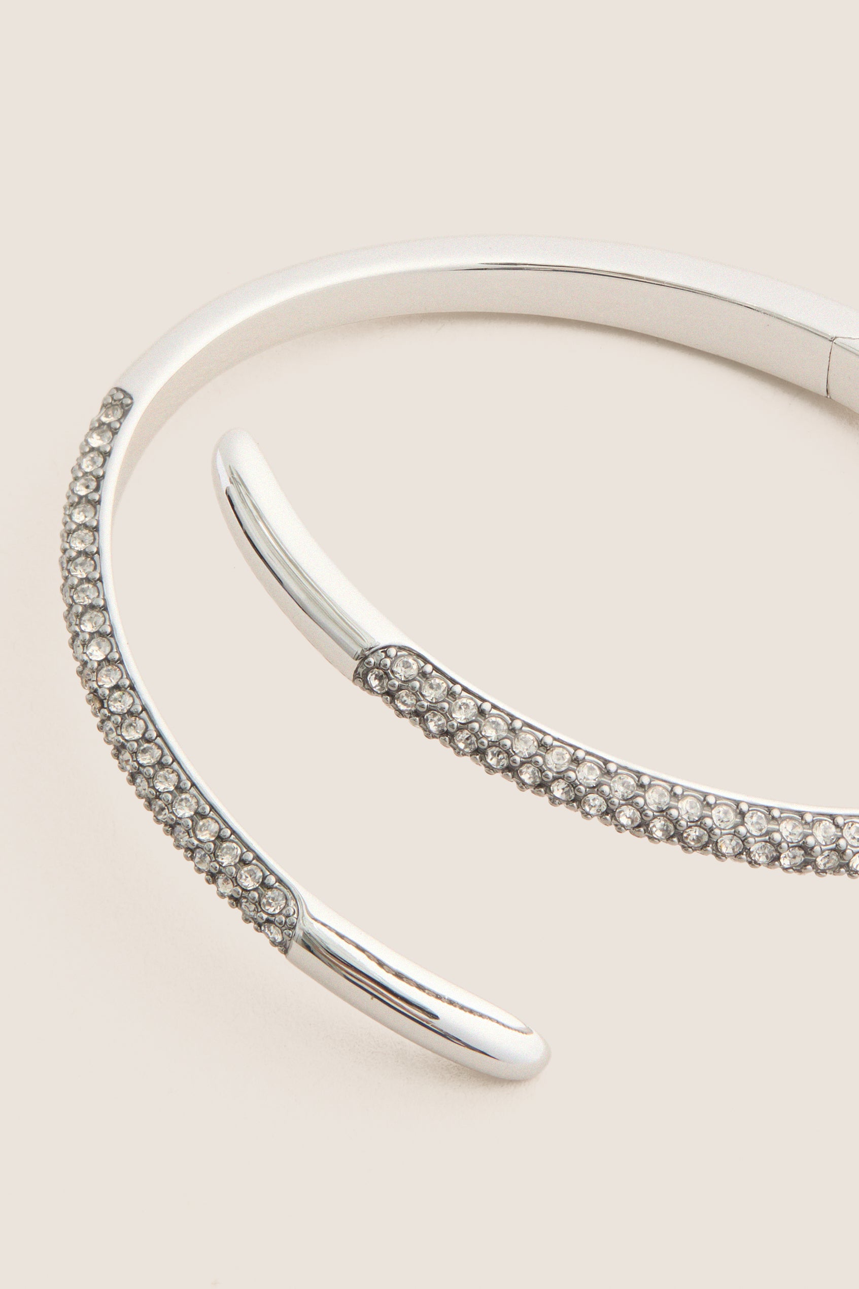 Gunmetal and Crystal Vesey Cuff