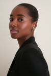 Gold and Pave Zola Earrings