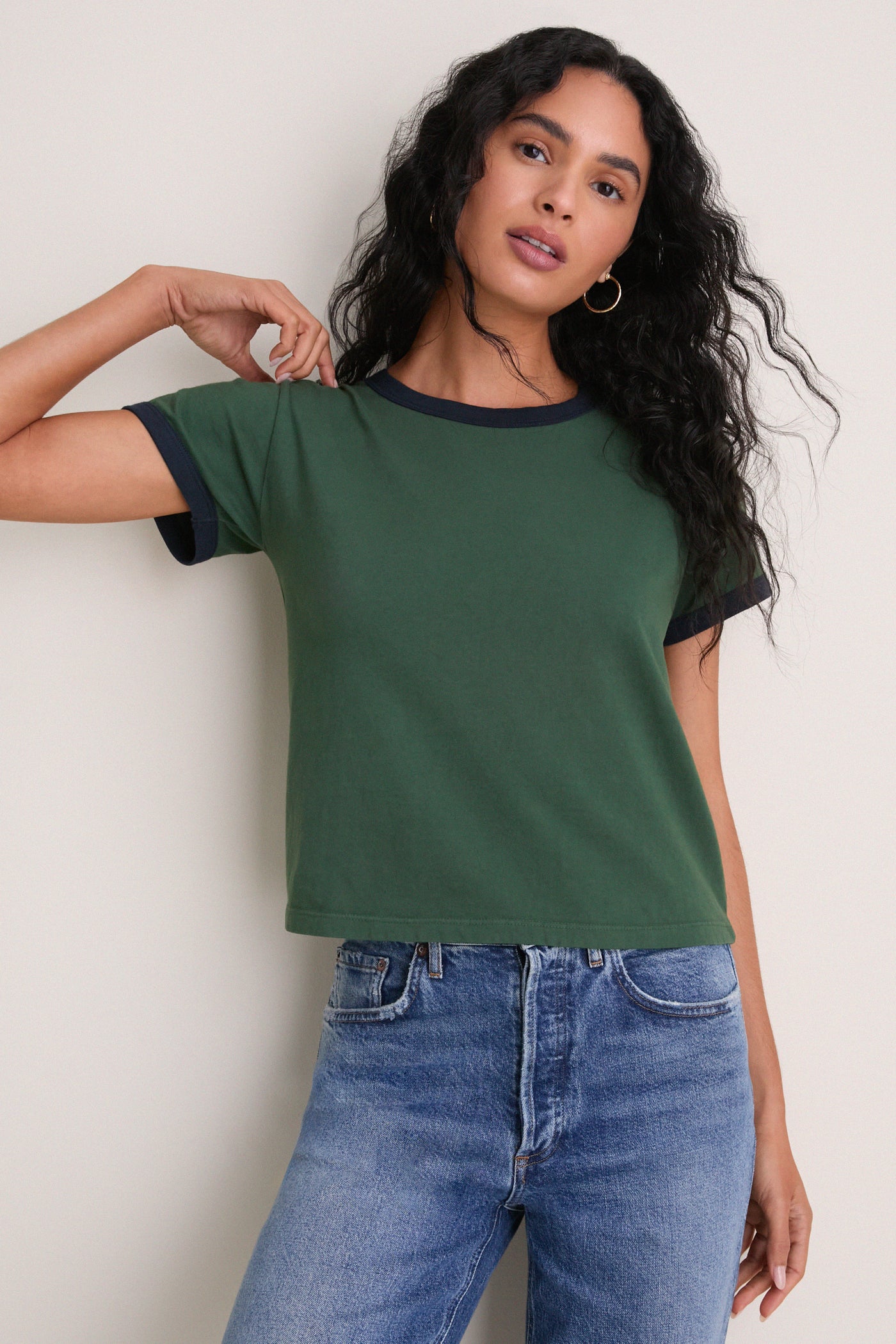 Juniper and Midnight Margo Ringer Tee