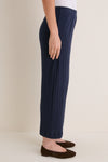 Midnight Melange Pointelle Crop Wide Leg Pant