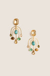 Gold Multi Vista Earrings