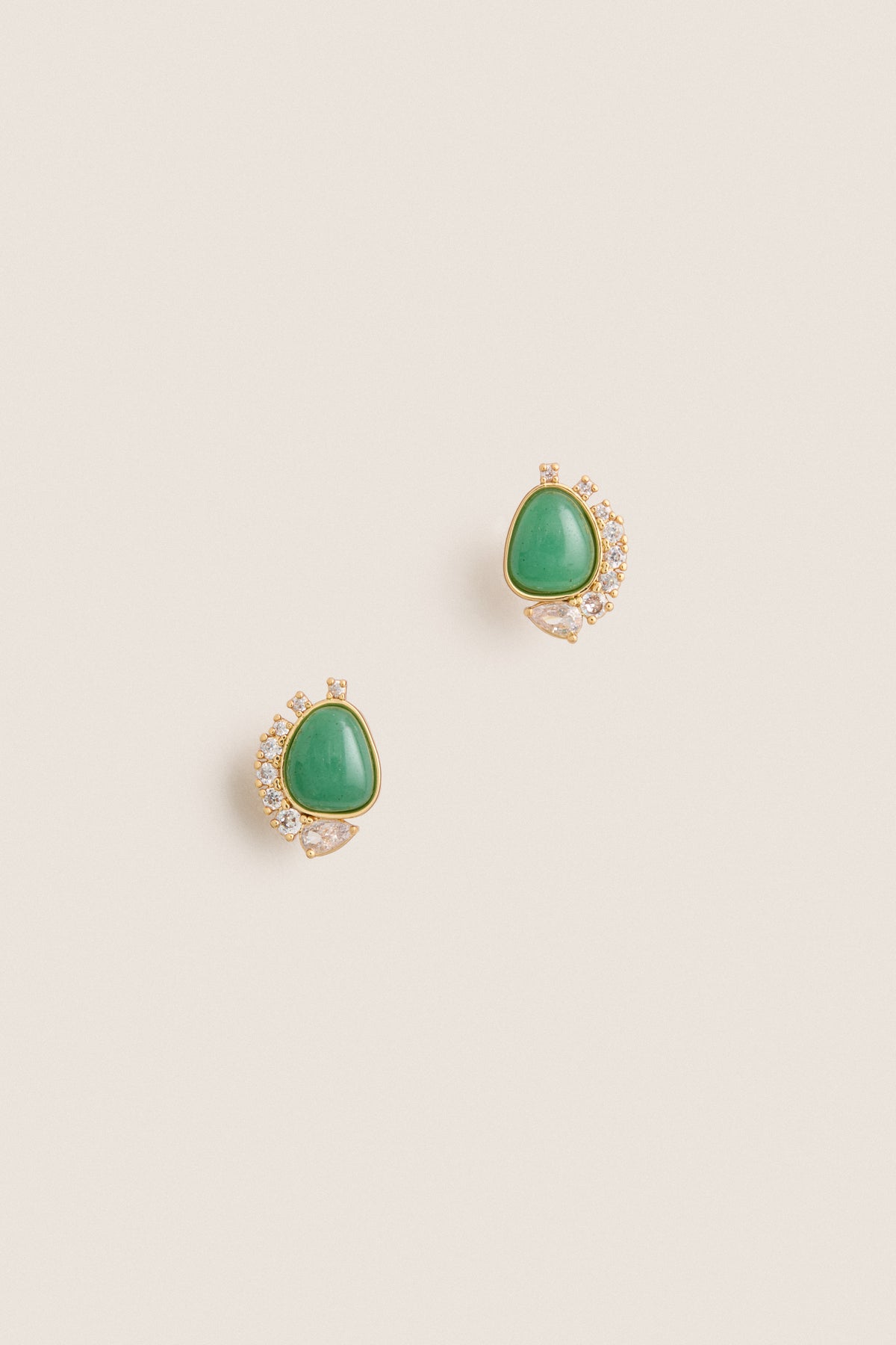 Green Doria Earrings