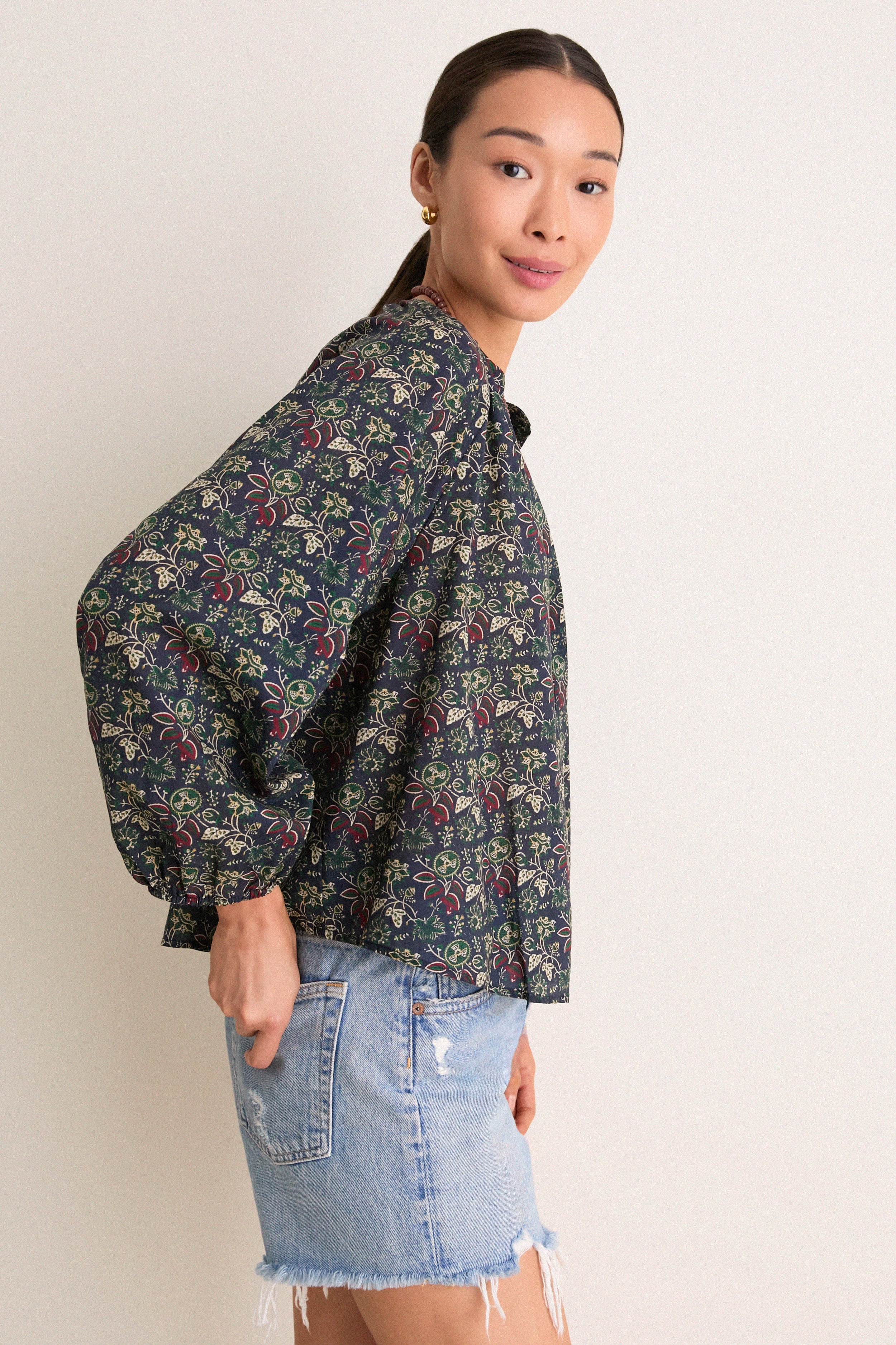 Midnight Renaissance Sawyer Blouse