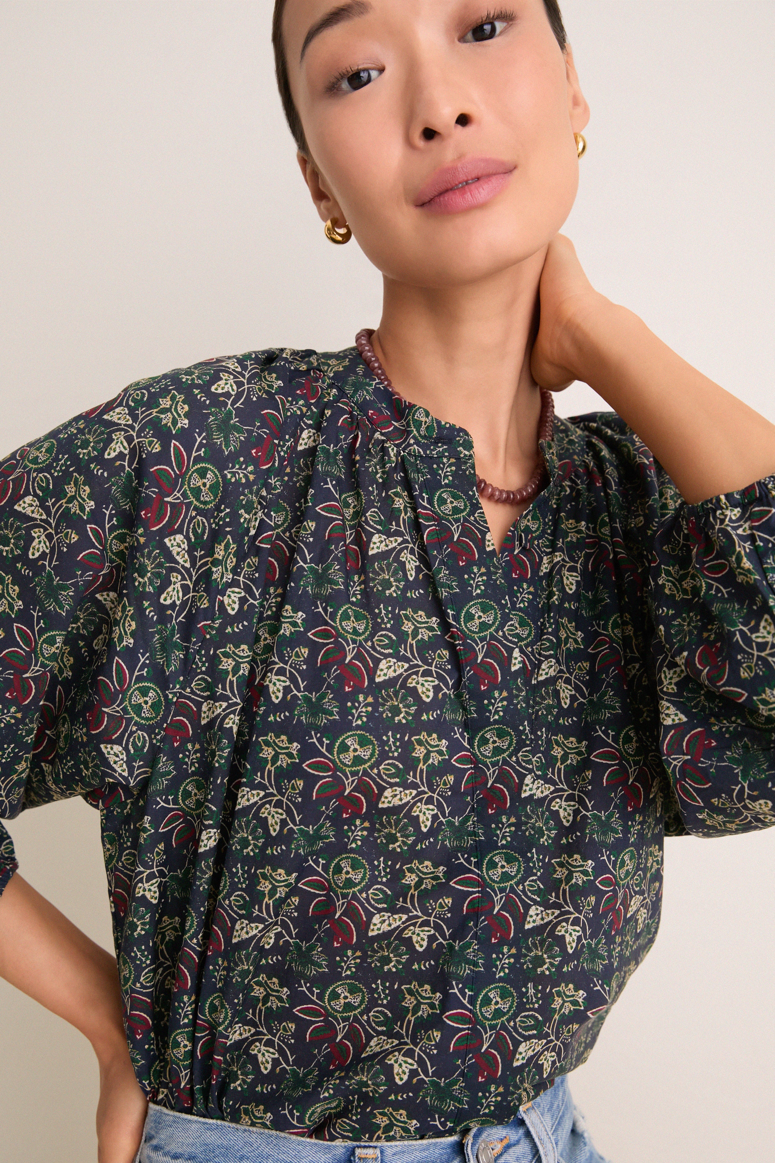 Midnight Renaissance Sawyer Blouse | Tuckernuck
