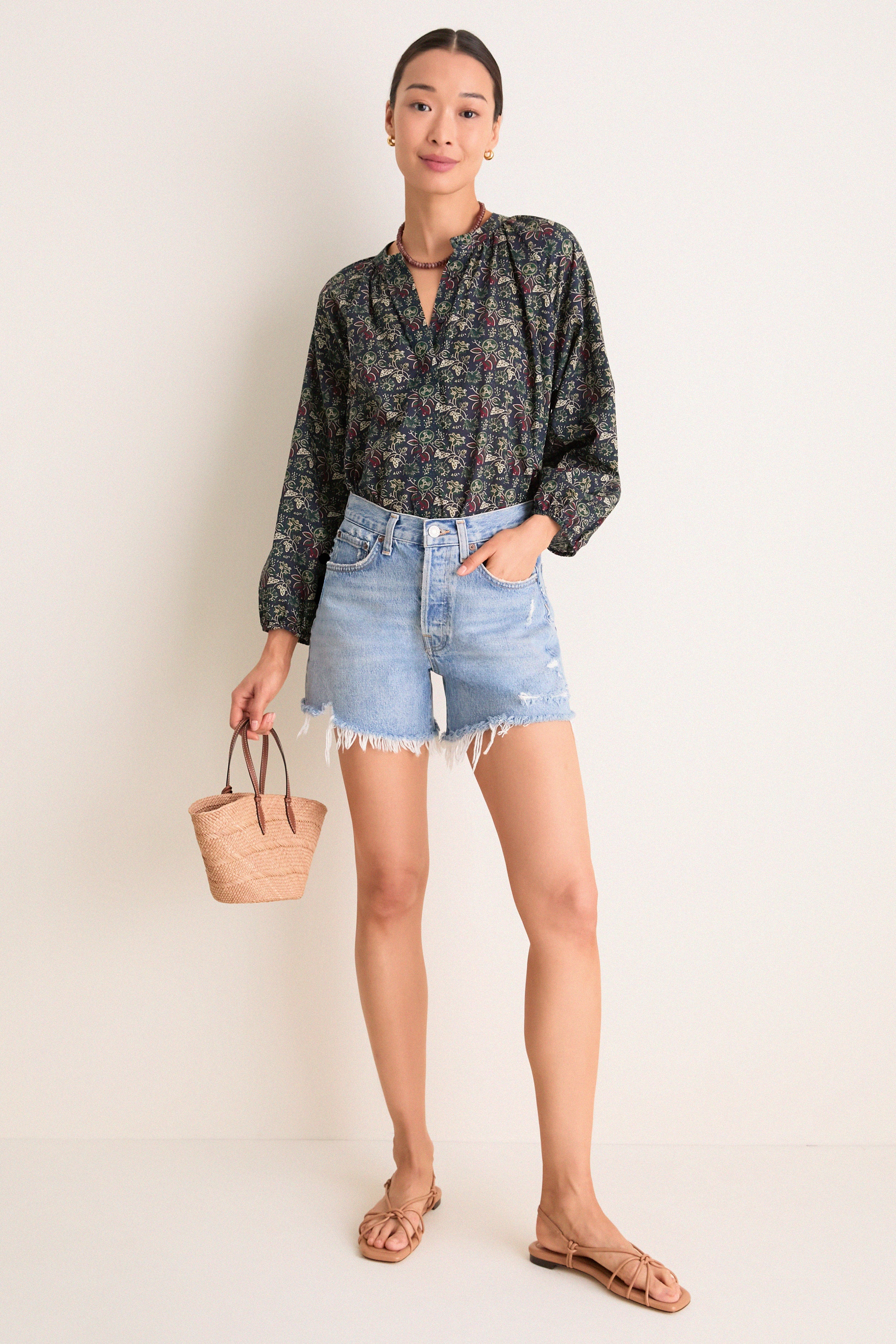 Midnight Renaissance Sawyer Blouse | Tuckernuck