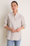 Wine Stripe Camden Tunic