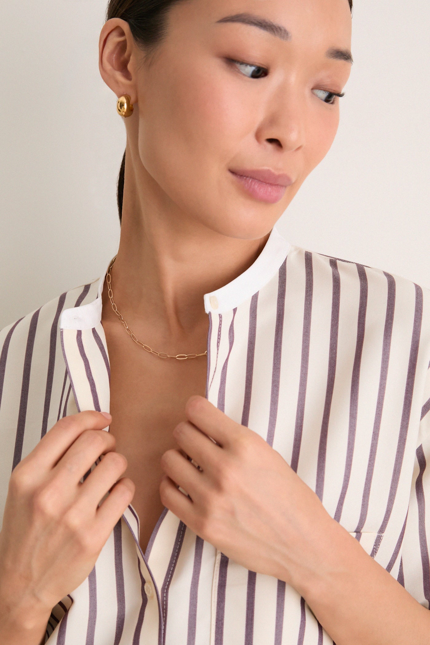 Wine Stripe Camden Tunic